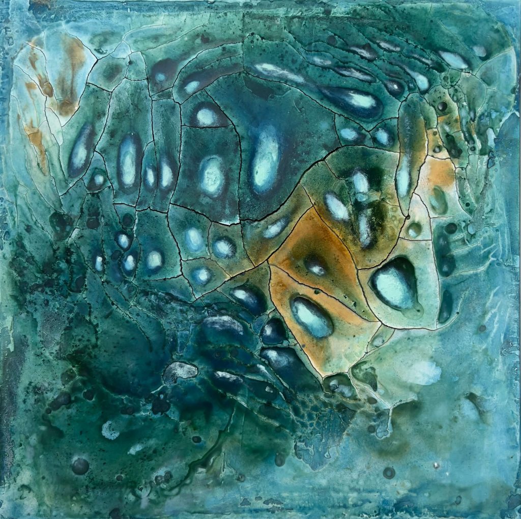 Gemälde der Moment von der Künstlerin Ute König - Ausstellung im Kunstraum Kolibri in Neuruppin